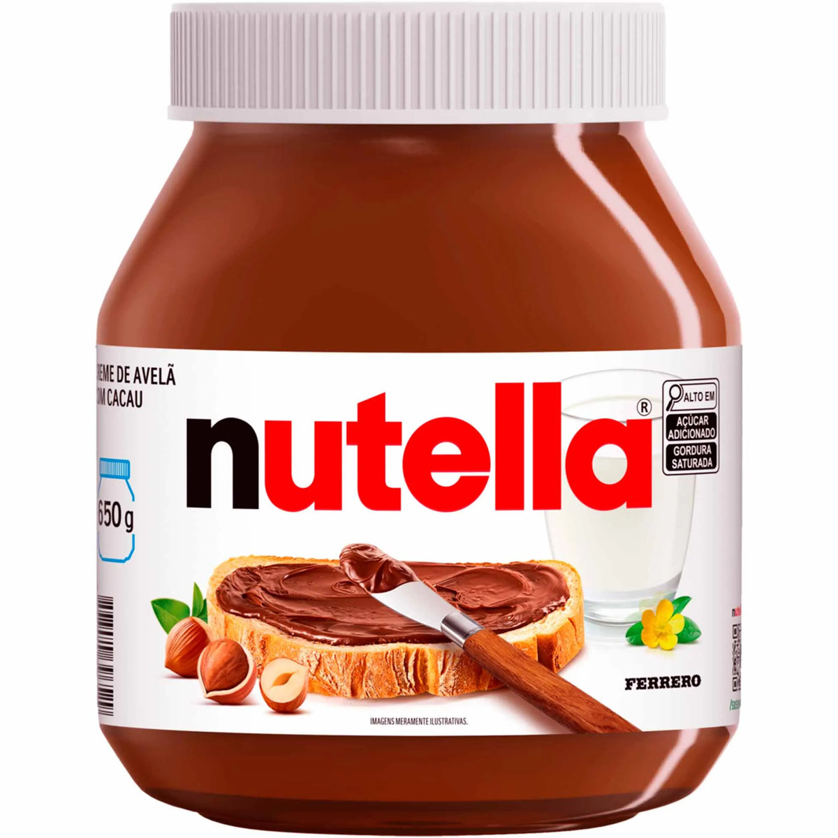 Creme de Avelã com Cacau Nutella Pote 650g