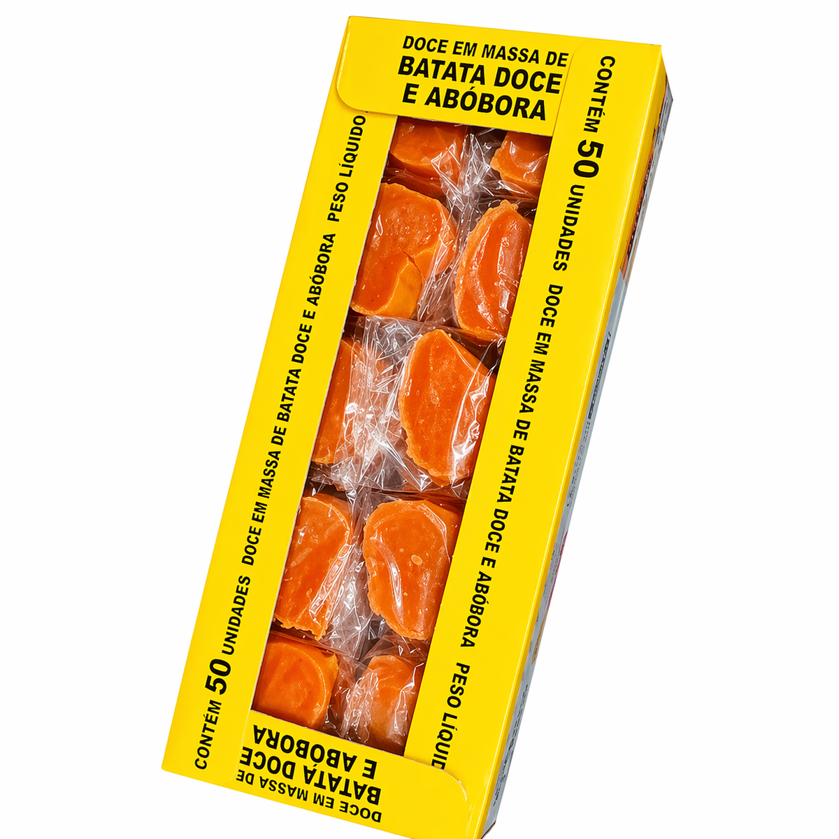 Doce Coração Abóbora Vermelho Ki Doce Caixa C/50UN 1,300Kg