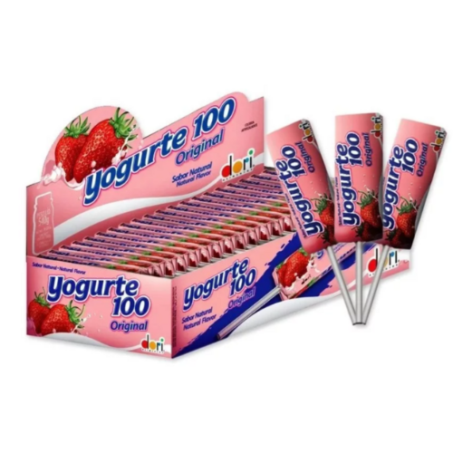 Pirulito Mastigável Yogurte 100 Original Dori 560g