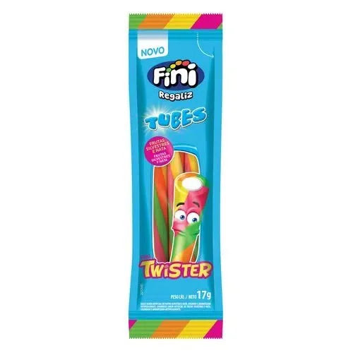 Bala de Gelatina Fini Tubes Twister C/12x15g