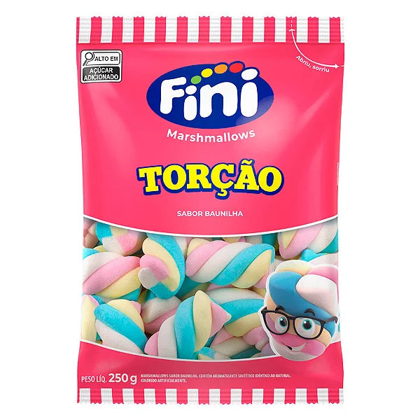 Marshmallow Fini Torção 250g - Colorido