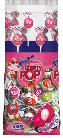 PIR CHERRY POP BAG MIX SORTIDO C/100UN SIMAS