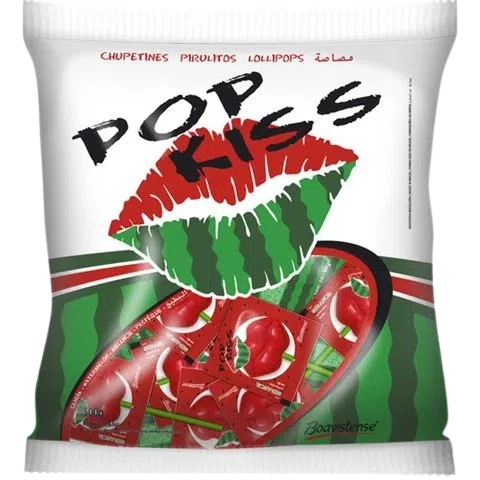 PIR POP KISS MELANCIA C/50UN FLORESTAL 500G