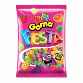 Bala de Goma Kuky Festa 1kg - Frutas Sortidas