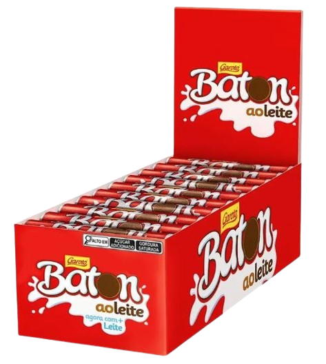 CHOCOLATE BATON 30X16G AO LEITE NESTLE