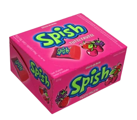 CHICLETE SPISH TUTTI FRUTTI 40UN SUKEST