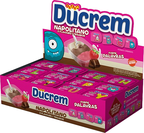 CHOCOLATE DUCREM NAPOLITANO 48X10G JAZAM