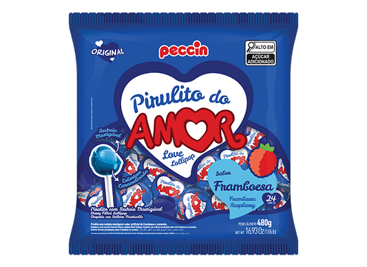 PIR PECCIN DO AMOR FRAMBOESA C/24UN